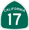 State Route 17 marker