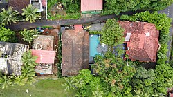 Aerial views of the village
