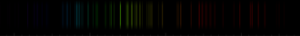 Color lines in a spectral range