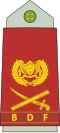 Lieutenant general[12] (Botswana Ground Force)