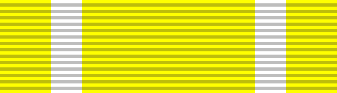King Rama IX Royal Cypher Medal (Thailand) ribbon.svg