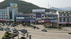 Ninghai with Wushi mountain at the back.