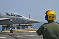 Tejas on INS Vikrant's flight deck