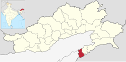 Location in Arunachal Pradesh