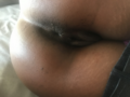 Anus of a dark-skinned female