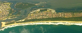 Aerial view from east