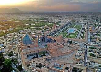 Aerial photograph of Naqsh-e Jahan Square