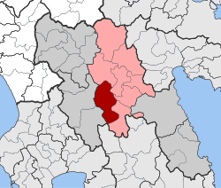 Location within the regional unit