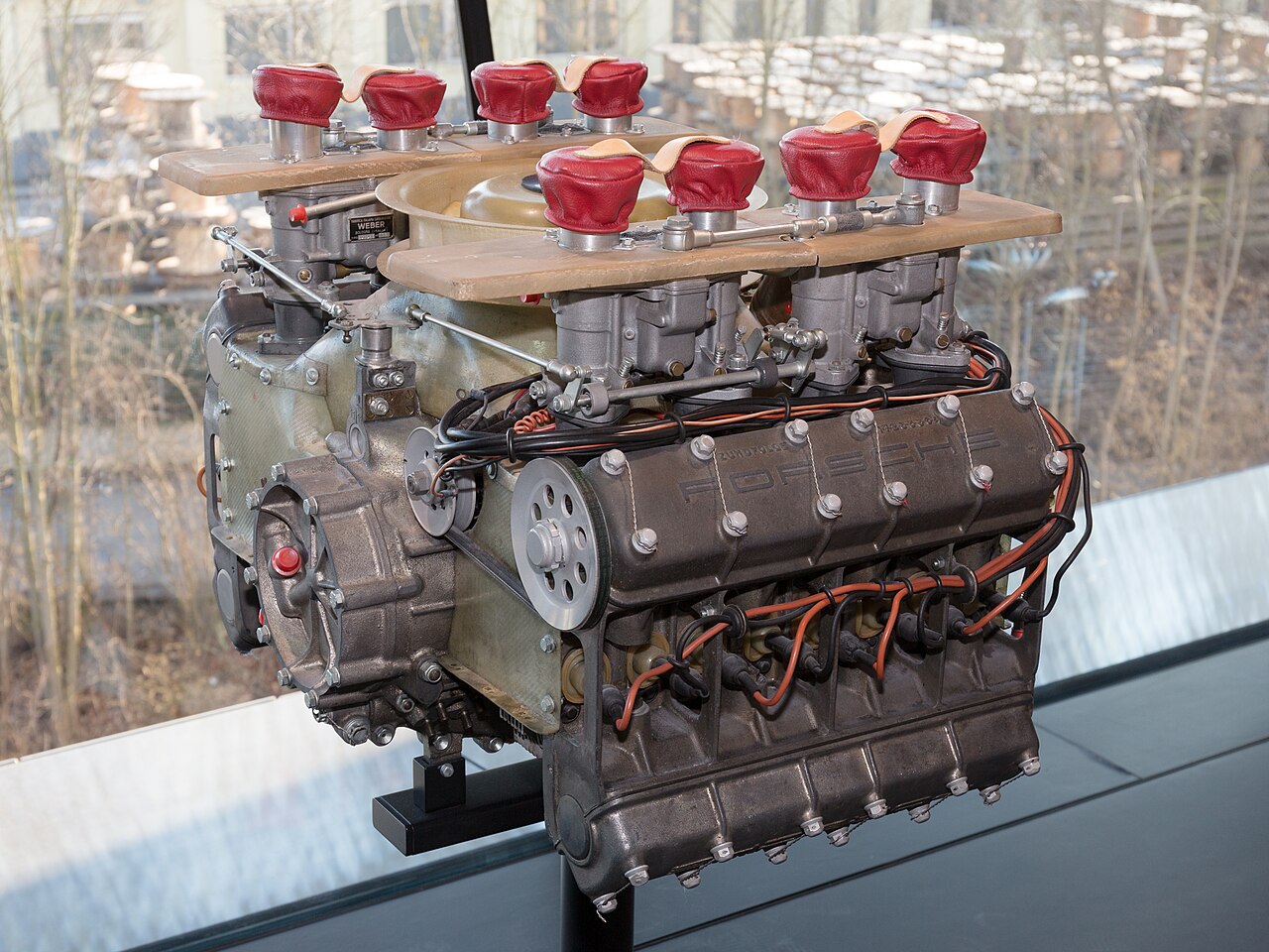 Porsche 771 engine front-left Porsche Museum.jpg