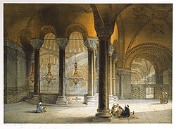 Southern gallery from the south-west