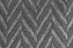A twill with ribs in both sides, called herringbone