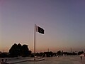 Pakistan flag near to Mazar-e-Quaid