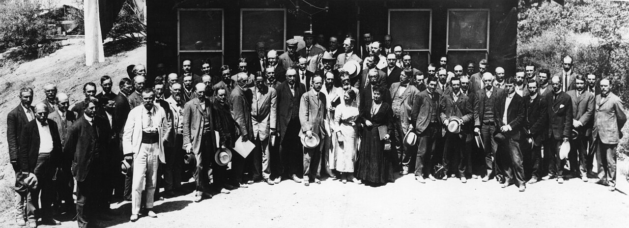 Delegates to the Fourth Conference International Union for Cooperation in Solar Research at Mount Wilson Observatory.jpg