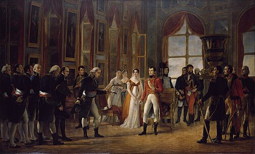 Napoleon Receiving the Senate at Saint-Cloud to be Proclaimed Emperor (1837)