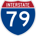 Interstate 79 marker