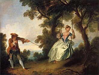 The Swing by Nicolas Lancret, 1735
