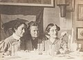 Mathilde Battenberg, Ottilie Roederstein and Ida Gerhardi in Roederstein’s studio at 108 Boulevard du Montparnasse, Paris