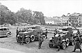 Soviet officers and BA-10s in Lublin, Poland, 1939
