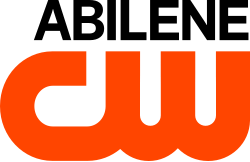 The CW network logo with Abilene above it, right-aligned
