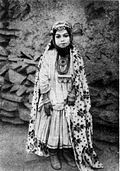 A Shahsevan girl in traditional dress