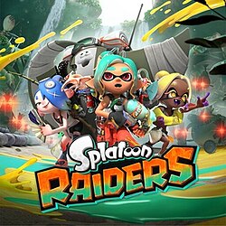 Cover art depicting the protagonist with Shiver, Frye, and Big Man being surrounded by Salmonids