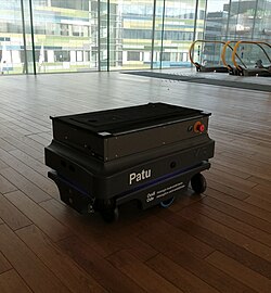 Library robot without books