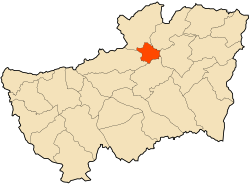 Location of Souk Ahras