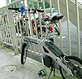 First folding electric bike Honda Step Compo