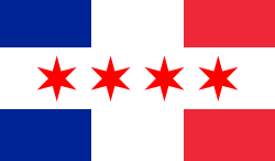 Flag of Alliance Française de Chicago students