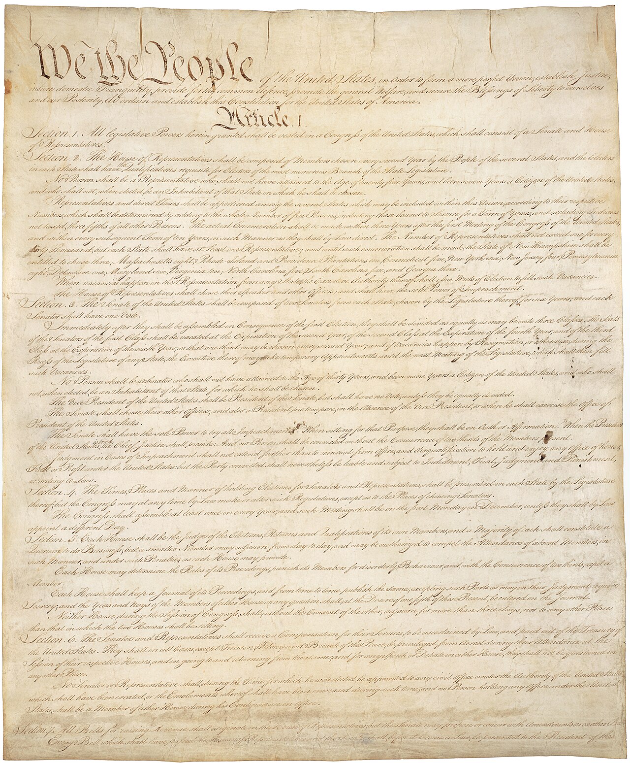 Constitution of the United States, page 1.jpg