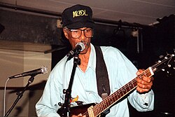 Playing at the Utrecht Blues Estafette in 2003