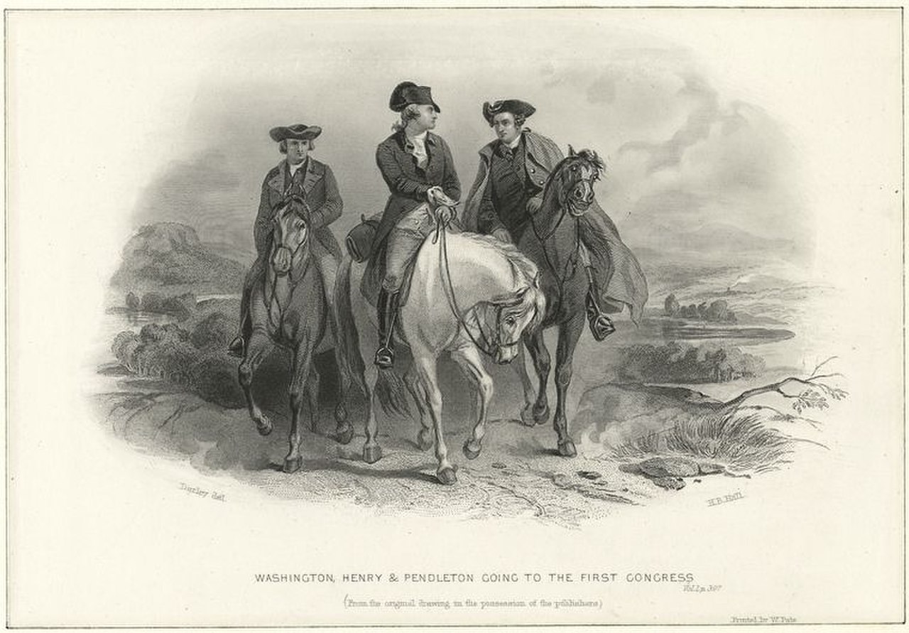 Washington Henry and Pendleton going to the First Congress.jpeg