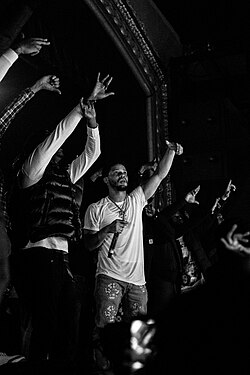 Veeze performing in Detroit in 2023