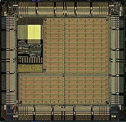 Die shot of an Altera Max II FPGA