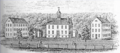 School buildings which were located in New York on the former Oneida Institute campus in Whitesboro, New York