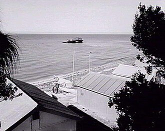 The wreck of the paddle steamer, Ozone.