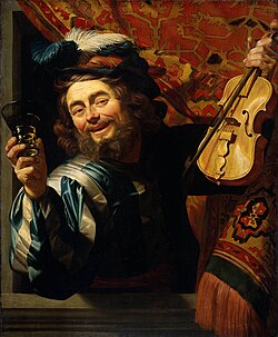 The Happy Fiddler, 1623 Rijksmuseum Amsterdam