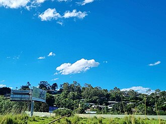 View of the northern spur of Tanah Merah hill, 2025