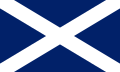 Saltire with navy blue field