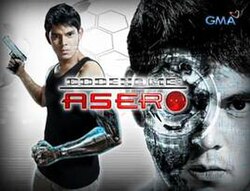 Images of Richard Gutierrez. The series title is displayed on the center of the image. The logo of GMA Network is displayed on the upper right side of the image.
