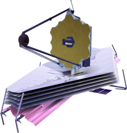 Artist's Rendering of James Webb Space Telescope