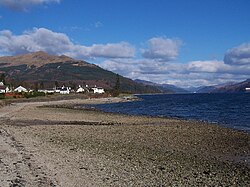 Loch Long shoreline at Ardentinny