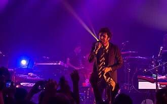 Passion Pit performing with Matt and Kim in 2013