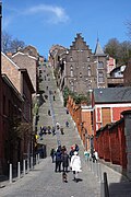 The stairway of the Montagne de Bueren