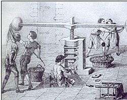 Nicolas Briot rocking press, c1626.[6]