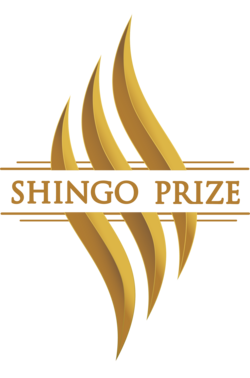 The Shingo Prize for Operational Excellence graphic that is etched into the physical trophies.