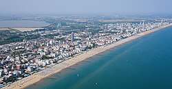 The beach of Jesolo