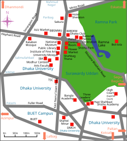 Location of Shahbag