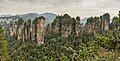 Panorama of the Five Fingers Peak of Huangshizhai