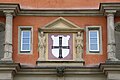 Example of the Deutschmeisterwappen on the gate of the Bad Mergentheim residence